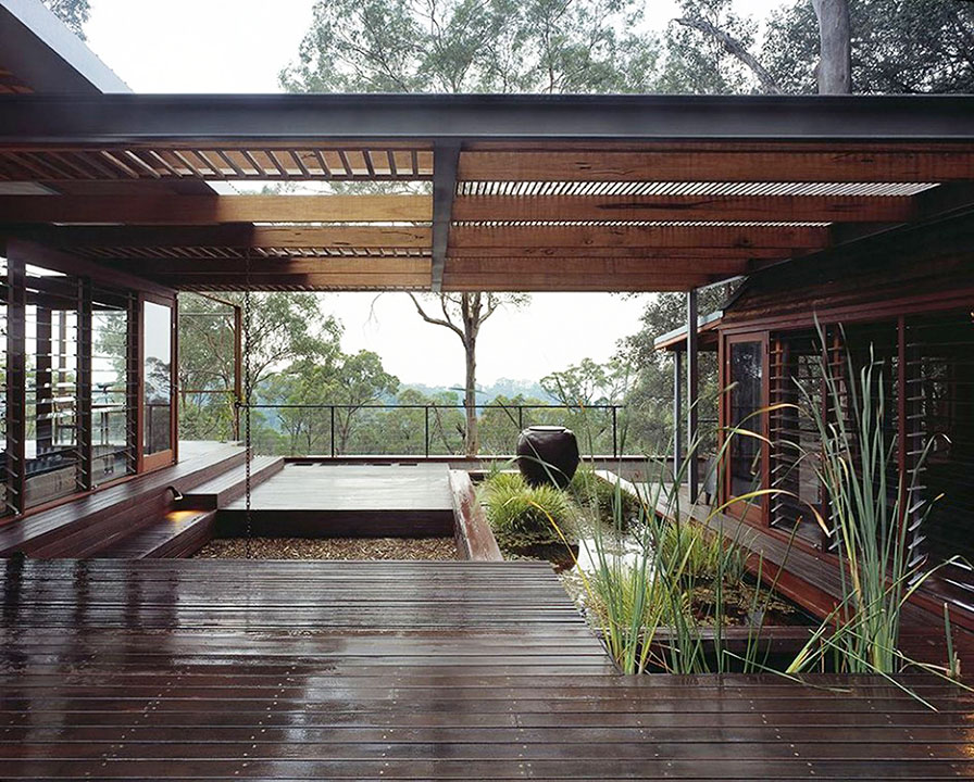 Terrasse bois tropical