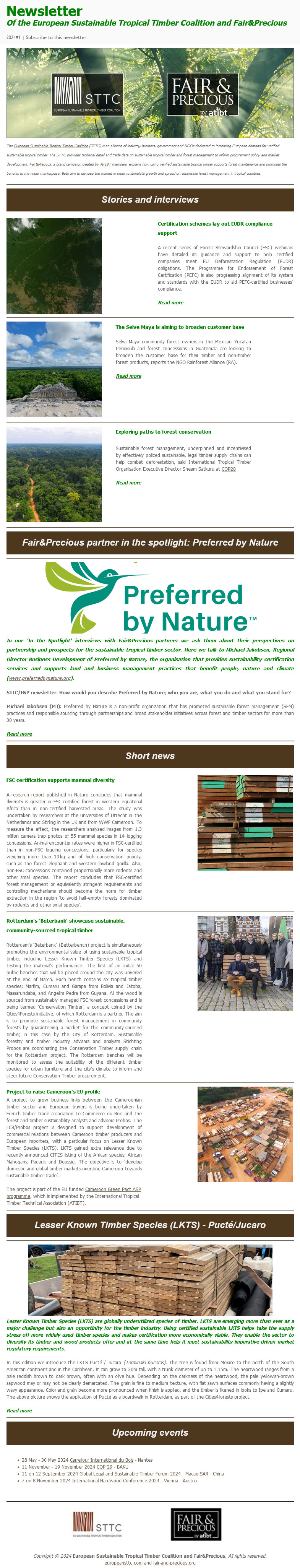 STTC/FAIR&PRECIOUS NEWSLETTER MAY 2024