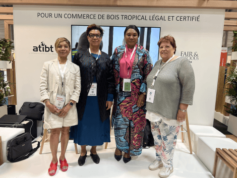 Forum ATIBT : quatre femmes réunies autour du commerce du bois tropical certifié