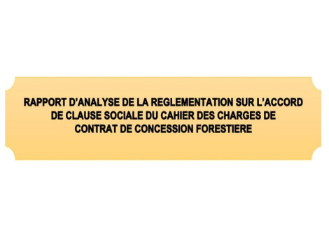 Règlementation sur l’accord de clause sociale de contrat de concession forestière en RDC