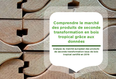 Publication en français de l’étude IDH « Comprendre le marché des produits de seconde transformation en bois tropical grâce aux données »