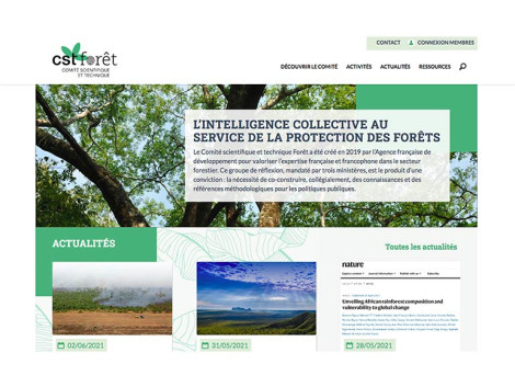 Un nouveau site internet pour le CST Forêt