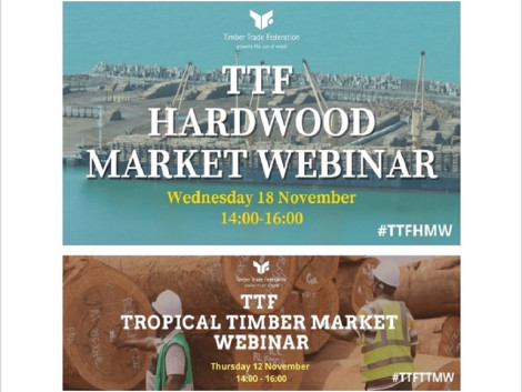 Webinaires de la Timber Trade Federation sur les marchés des bois tropicaux et des bois feuillus