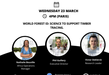 A NOTER DANS VOS AGENDAS – Webinaire World Forest ID le 23 mars