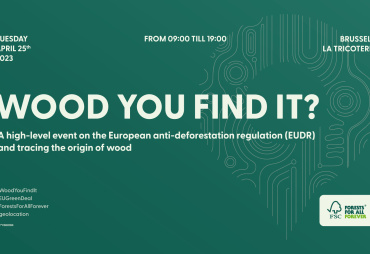 Save the date: FSC is organizing a workshop on EUDR and geolocation in Brussels on 25 April 2023